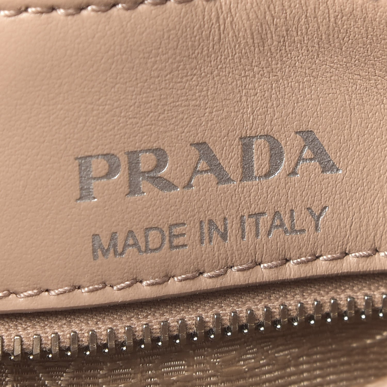 Prada Soft Calfskin Diagramme Camera Bag Cipria 7 of 9