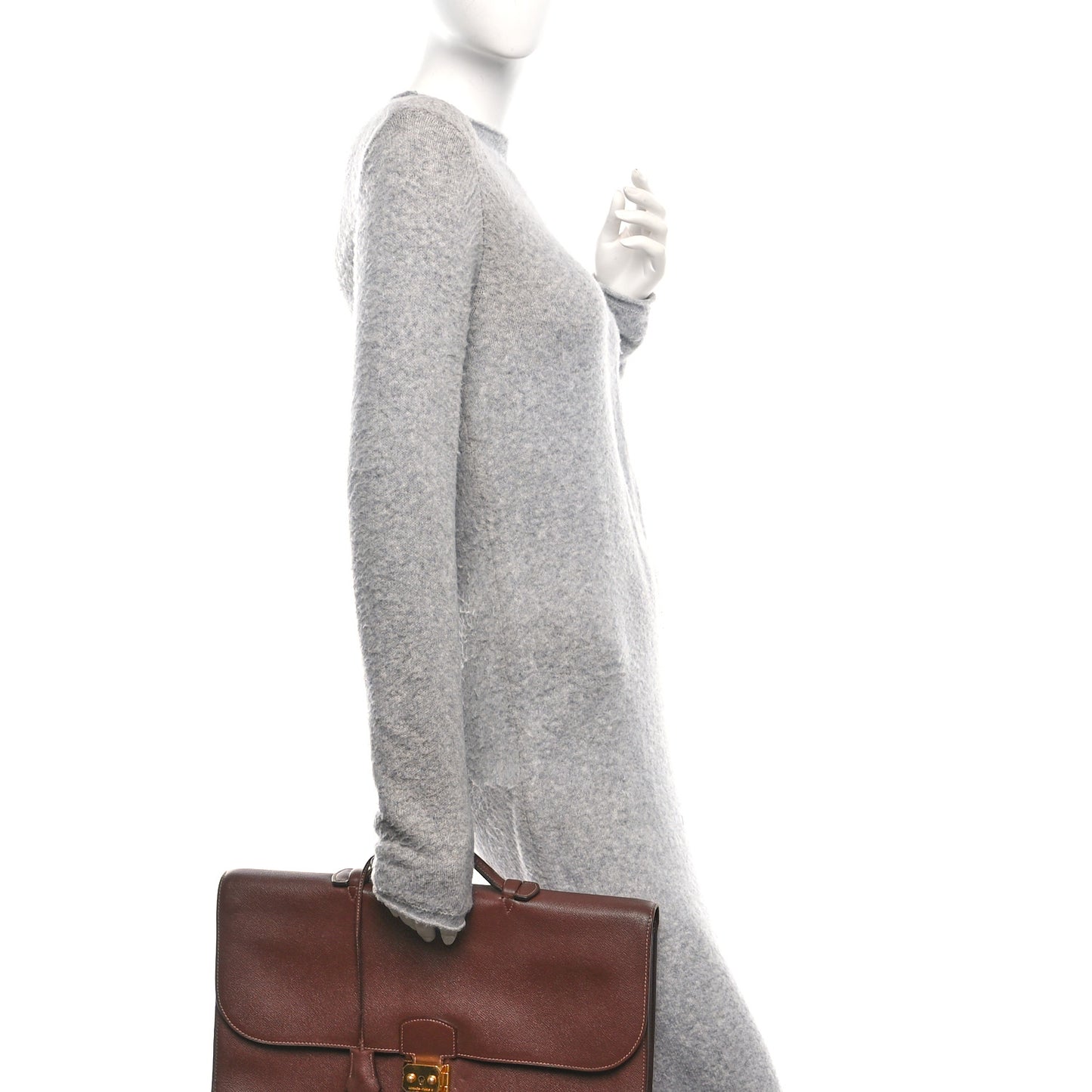 Courchevel Sac A Depeches 41 Briefcase Noisette