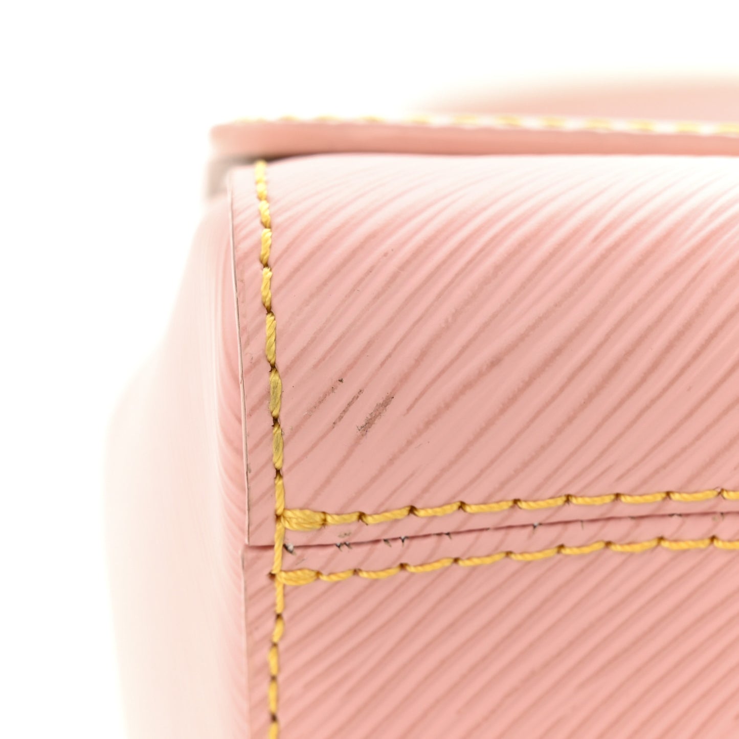 Epi Twist Shoulder Bag MM Rose Ballerine