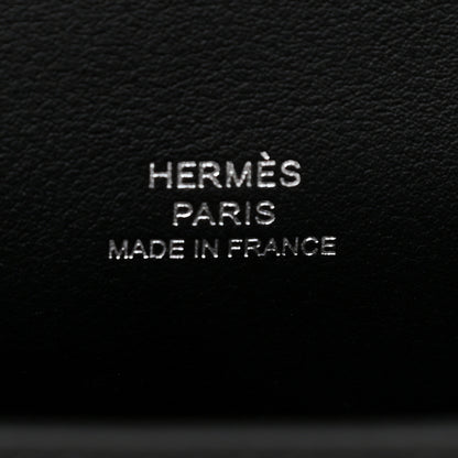 Hermes Swift Kelly Pochette Clutch Black 6 of 9