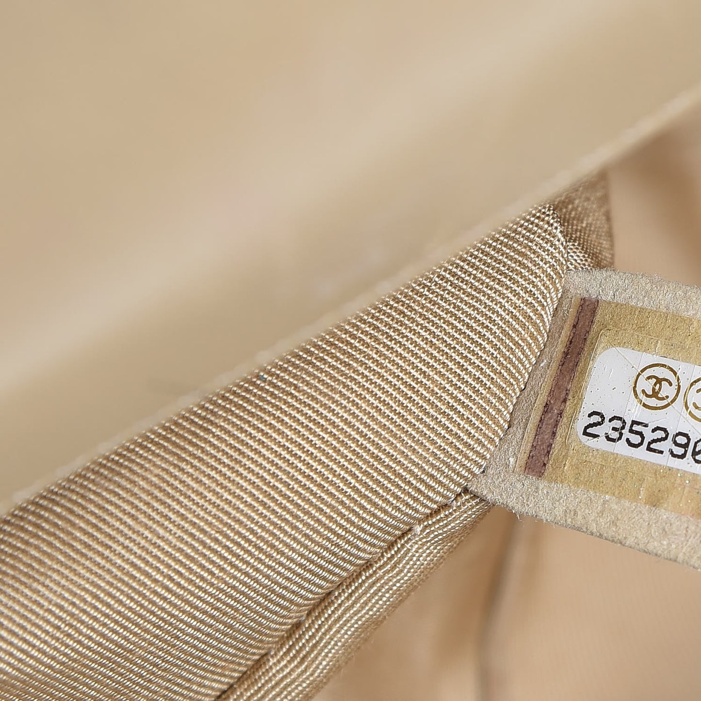 Lambskin Quilted New Medium Boy Flap Beige