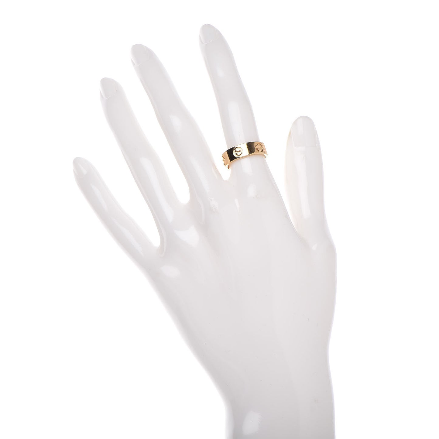 18K Yellow Gold 5.5mm LOVE Ring 50 5.25