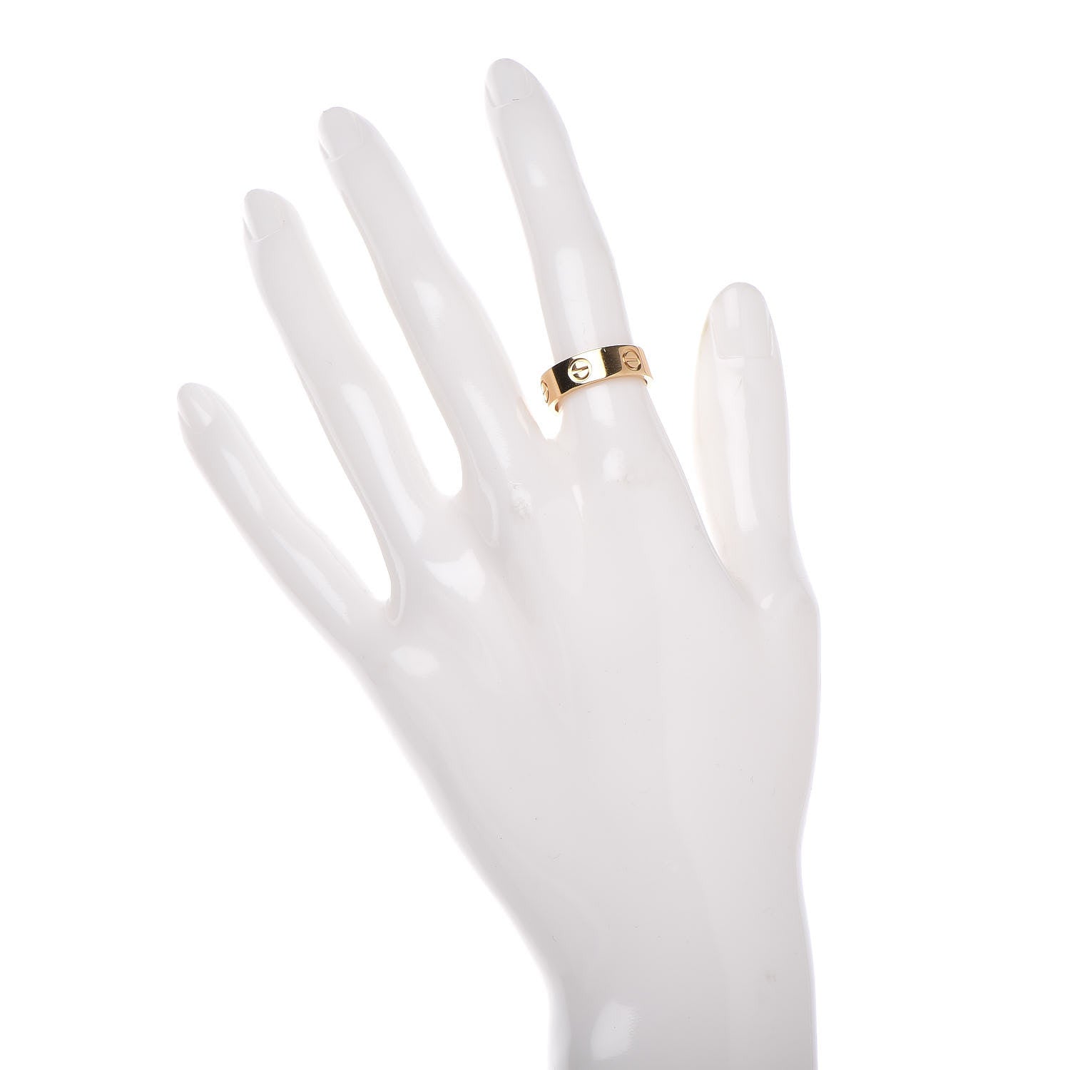Cartier 18K Yellow Gold 5.5mm LOVE Ring 50 5.25 2 of 4