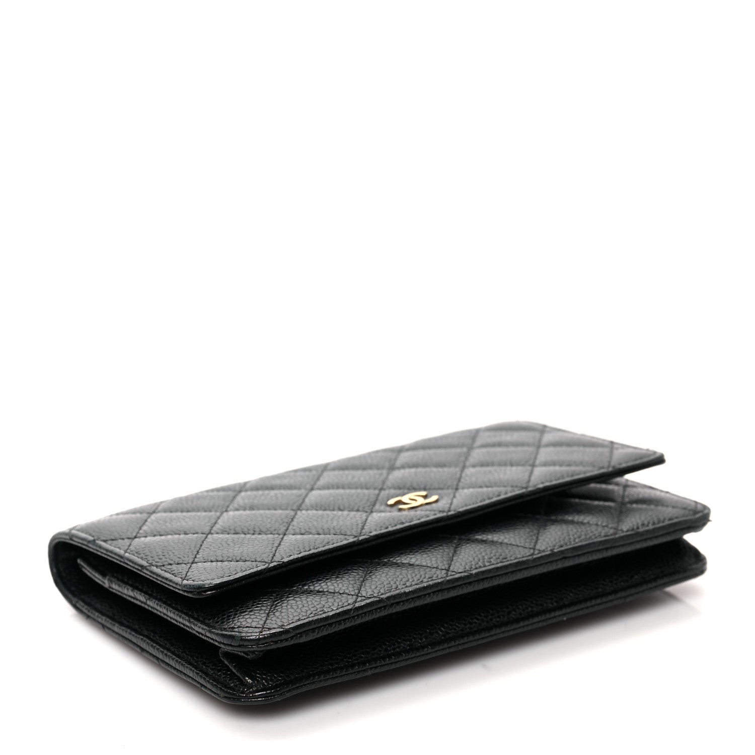 Chanel Caviar Quilted Wallet On Chain WOC Black 4 of 11