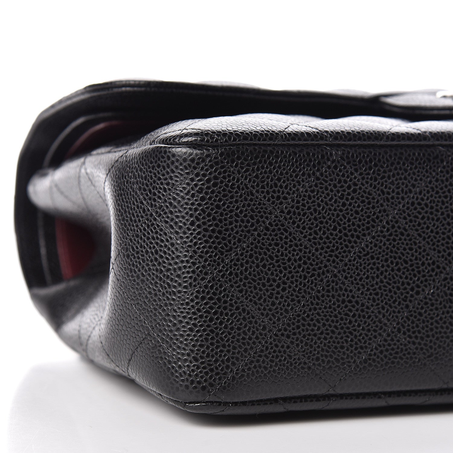 Chanel Caviar Quilted Jumbo Double Flap Black 9 of 11