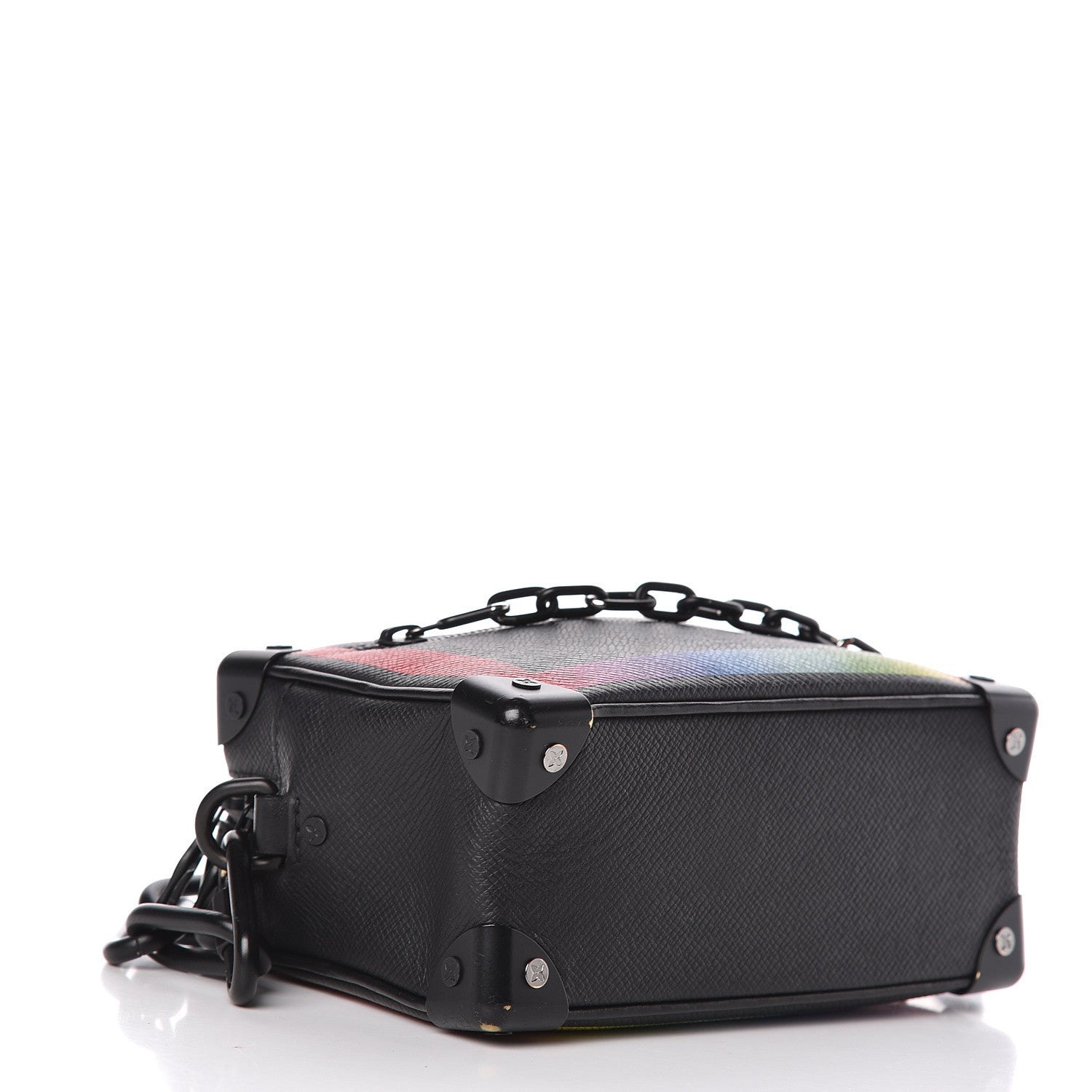 Louis Vuitton Taiga Rainbow Mini Soft Trunk Black 4 of 13