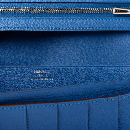 Hermes Ostrich Bearn Wallet Mykonos 6 of 6