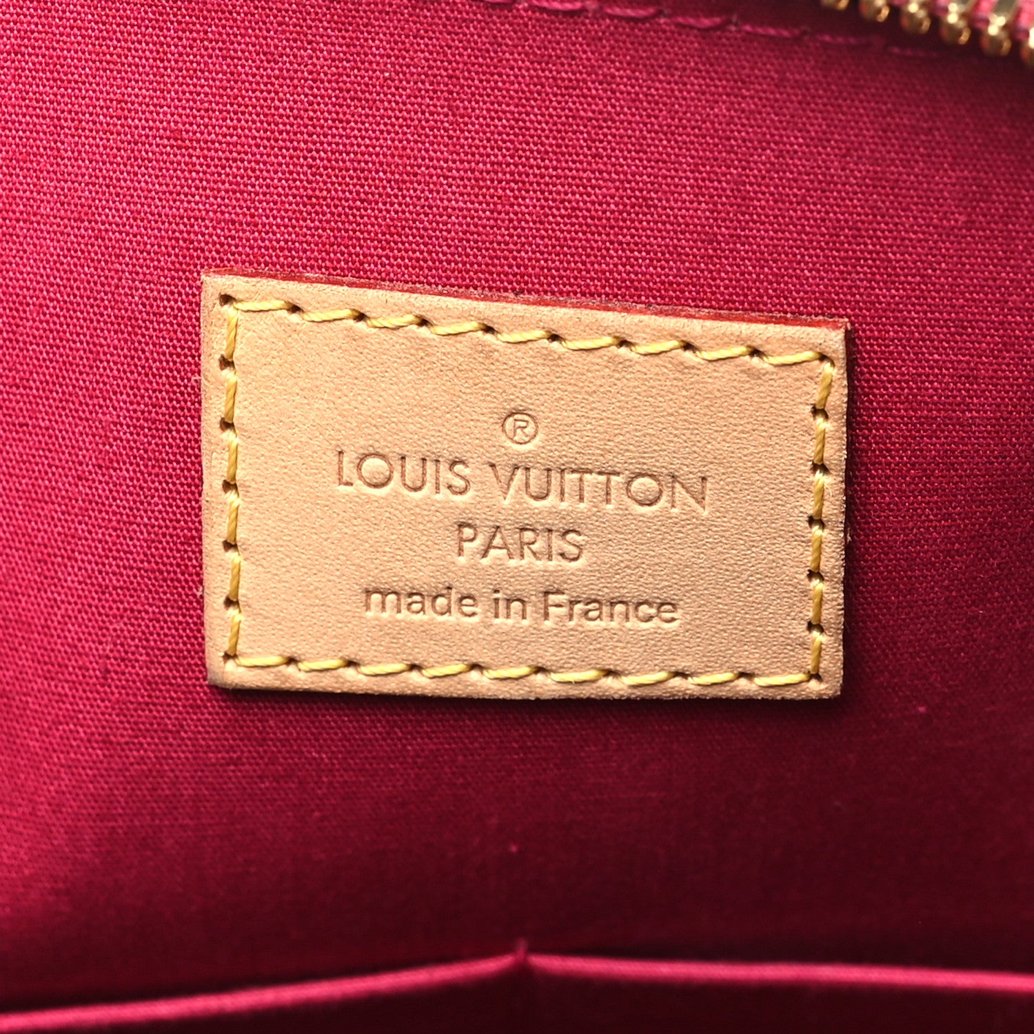 Louis Vuitton Vernis Alma PM Pomme D'Amour 6 of 9