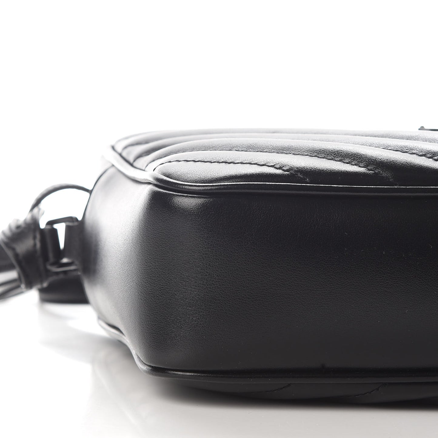 Calfskin Matelasse Monogram Lou Camera Bag Black