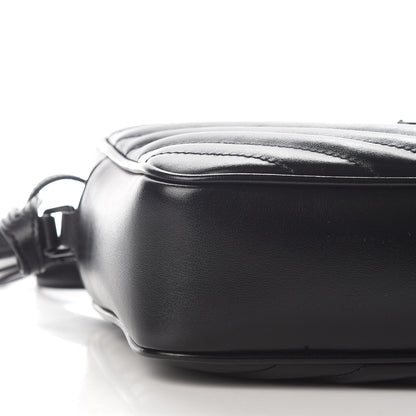 Saint Laurent Calfskin Matelasse Monogram Lou Camera Bag Black 7 of 8