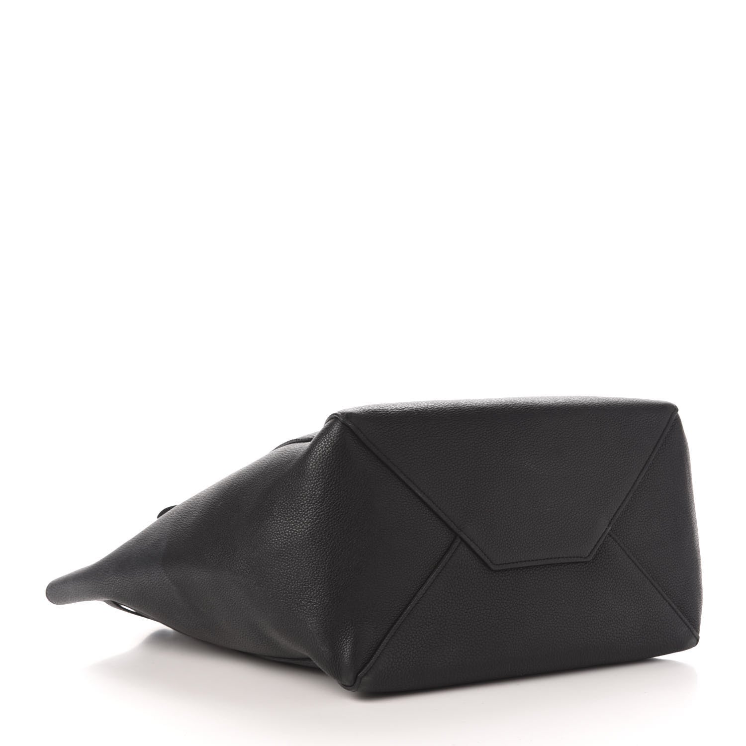Celine Soft Grained Calfskin Small Belt Cabas Phantom Black 4 of 13