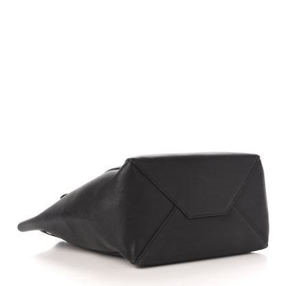 Celine Soft Grained Calfskin Small Belt Cabas Phantom Black 4 of 13