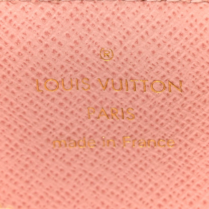 Louis Vuitton Damier Azur Recto Verso Card Holder Rose Ballerine 7 of 11