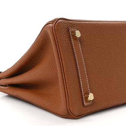 Hermes Togo Birkin 25 Gold 7 of 10