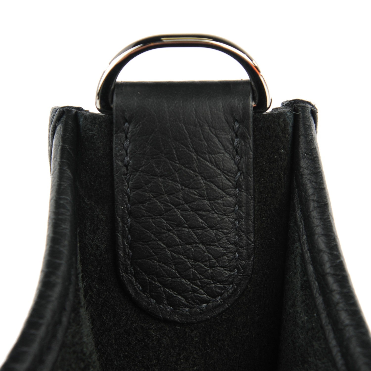 Hermes Taurillon Clemence Evelyne III PM Black 8 of 9