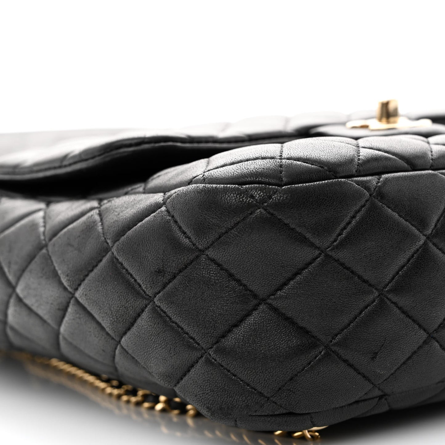 Lambskin Quilted Large In Seoul Backpack Black