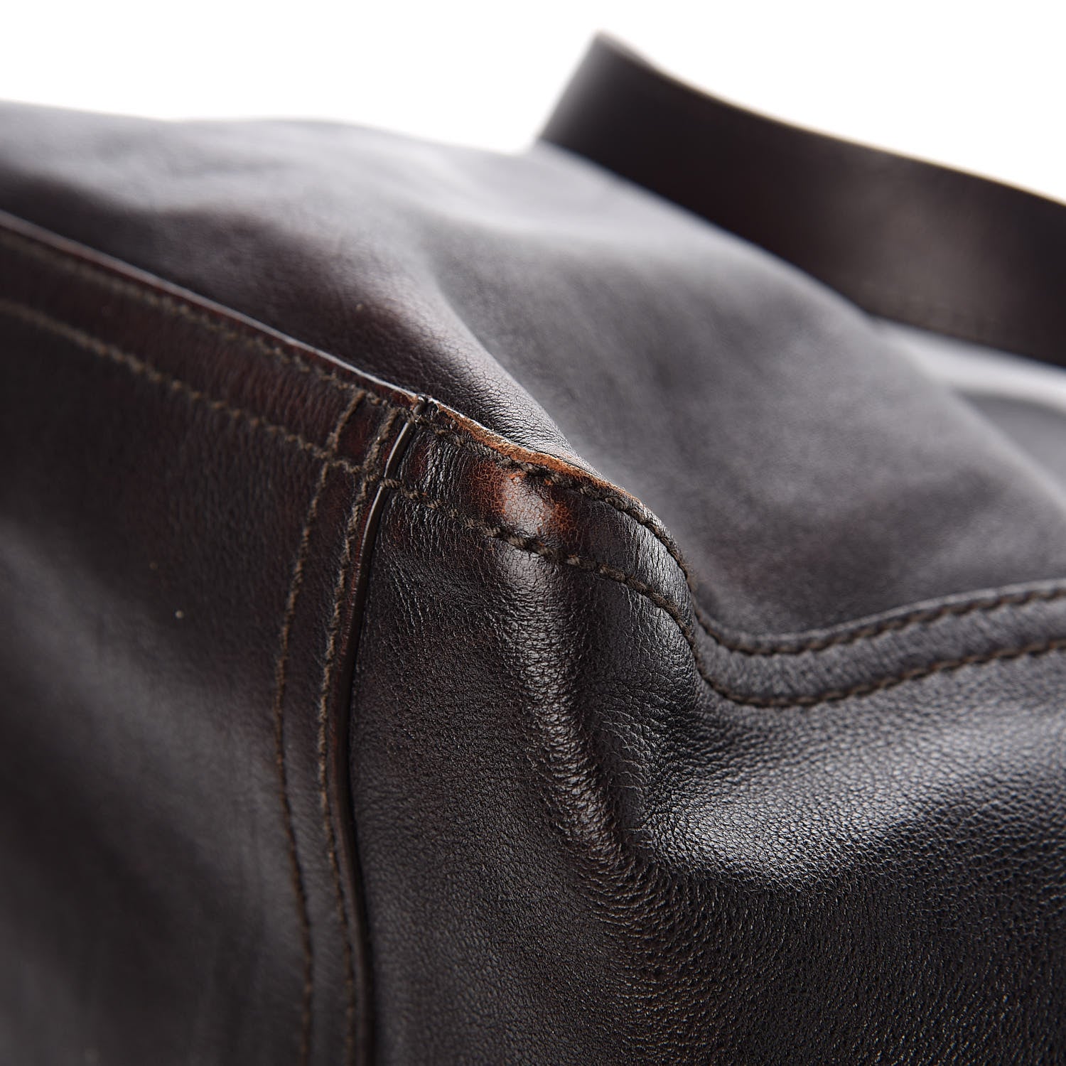 Saint Laurent Calfskin Medium Downtown Brown 11 of 12