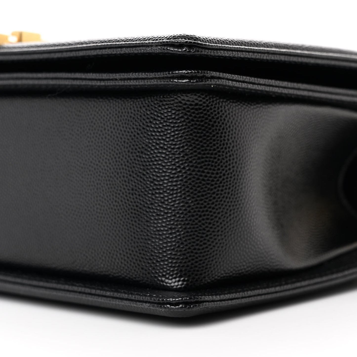 Caviar Quilted Medium Boy Flap Black