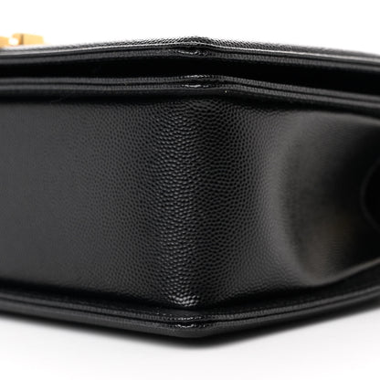 Chanel Caviar Quilted Medium Boy Flap Black 10 of 11
