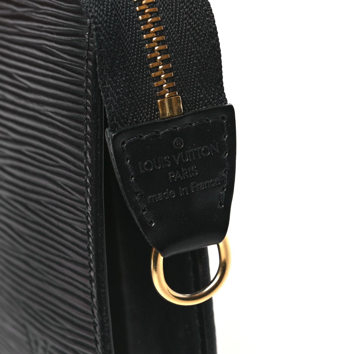 Louis Vuitton Epi Pochette Accessories 24 Black 6 of 9