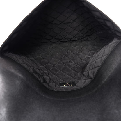 Chanel Caviar Quilted Large Golden Class Pouch Black 5 of 8