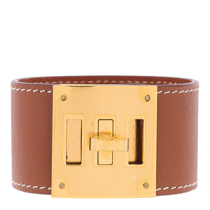 Hermes Swift Kelly Dog Bracelet T3 Gold 1 of 4