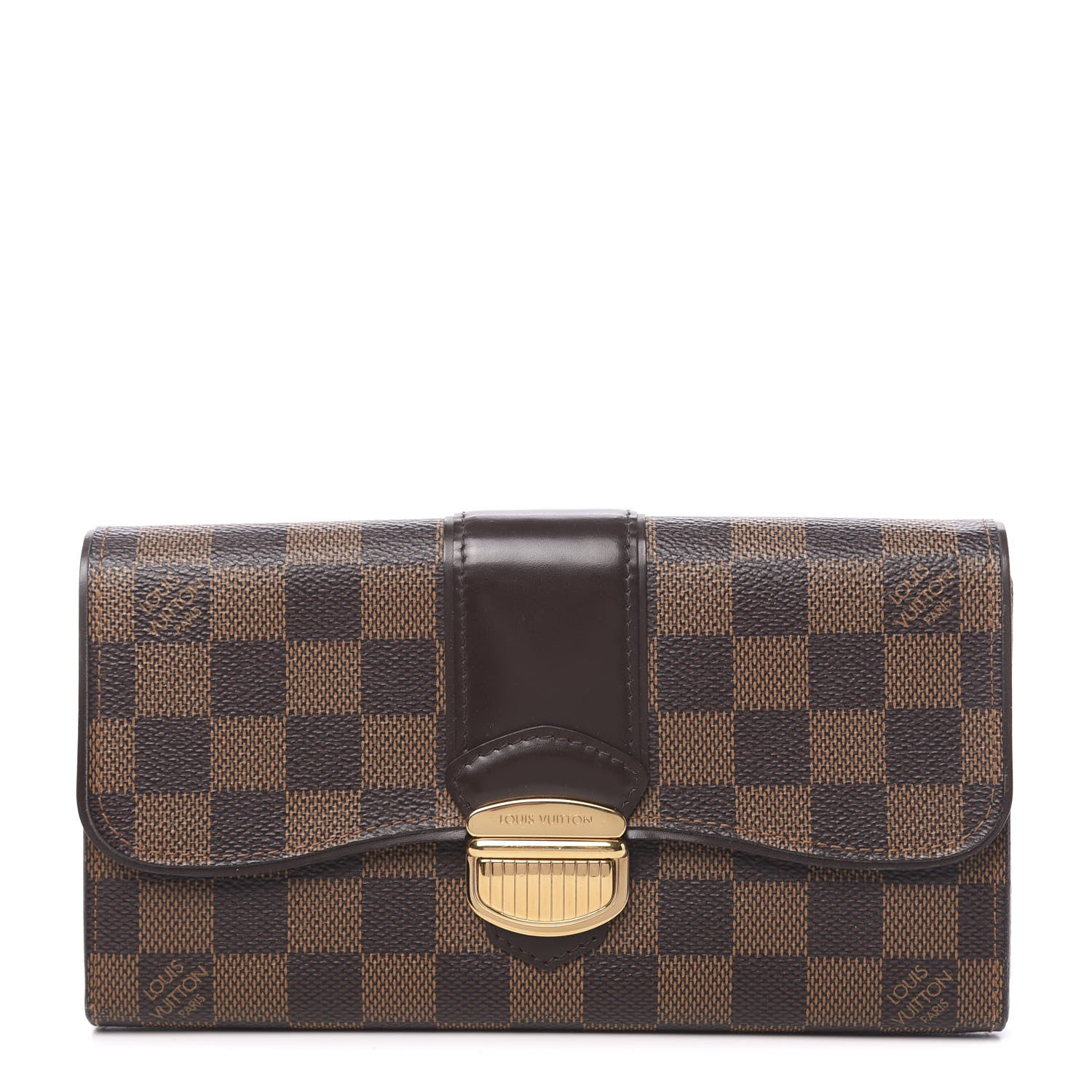 Louis Vuitton Damier Ebene Sistina Wallet 1 of 7