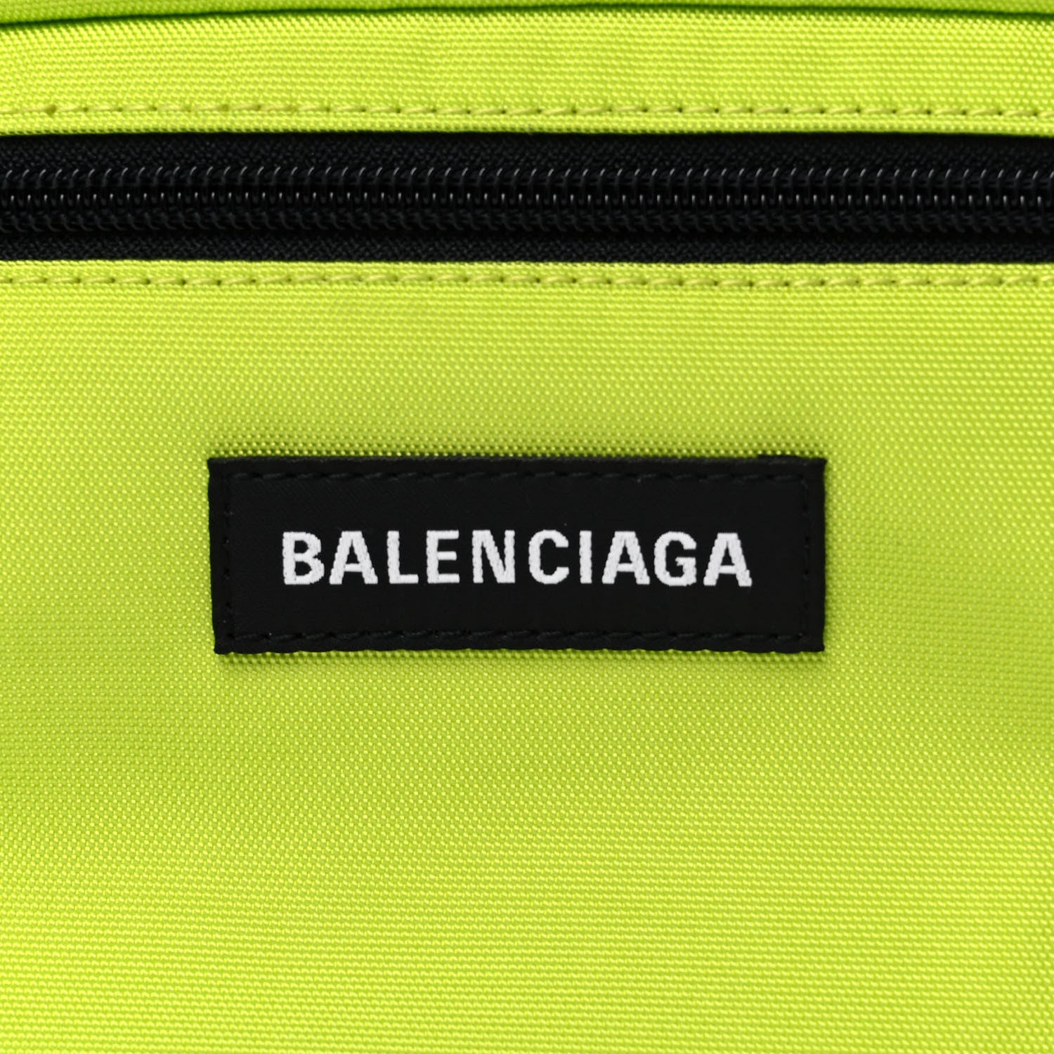 Balenciaga Nylon Canvas Explorer Belt Bag Acid Green 8 of 12