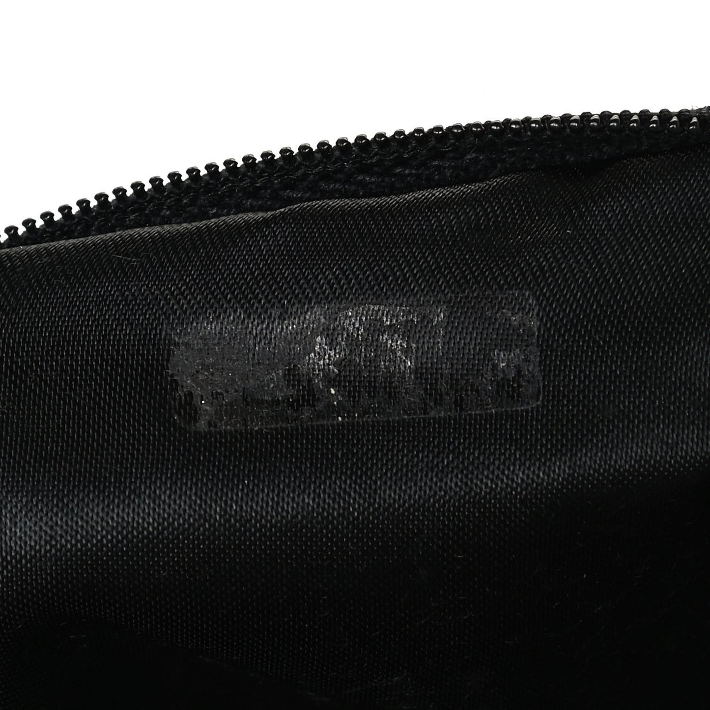Lambskin Quilted Tassel Camera Case Black