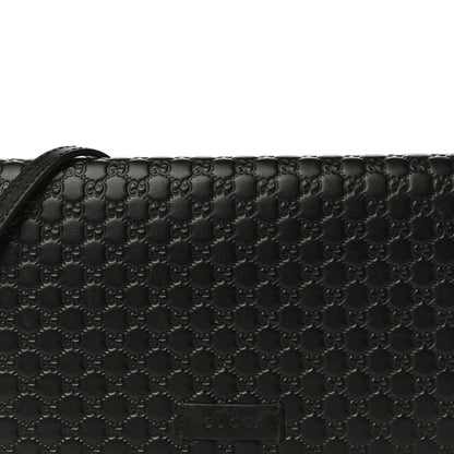 Gucci Microguccissima Crossbody Wallet Black 7 of 13