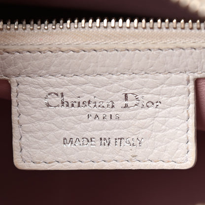 Christian Dior Deerskin Floral Printed Medium Lady Dior White 6 of 12