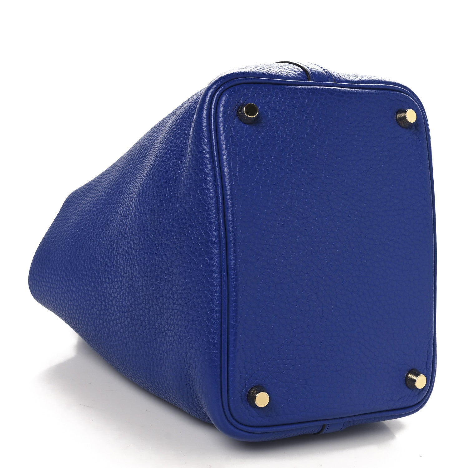 Hermes Taurillon Clemence Picotin Lock 18 PM Bleu Electrique 4 of 12