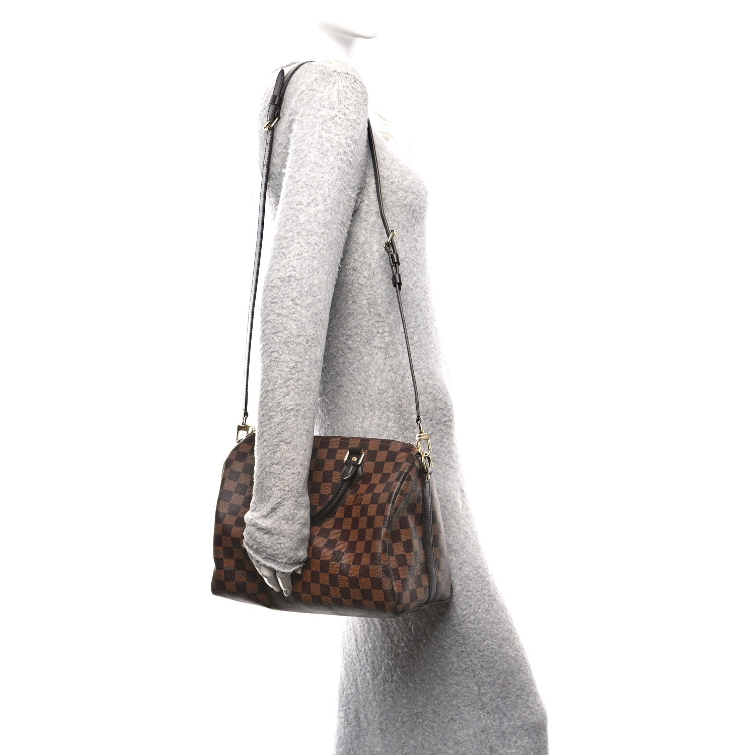 Louis Vuitton Damier Ebene Speedy Bandouliere 30 2 of 10