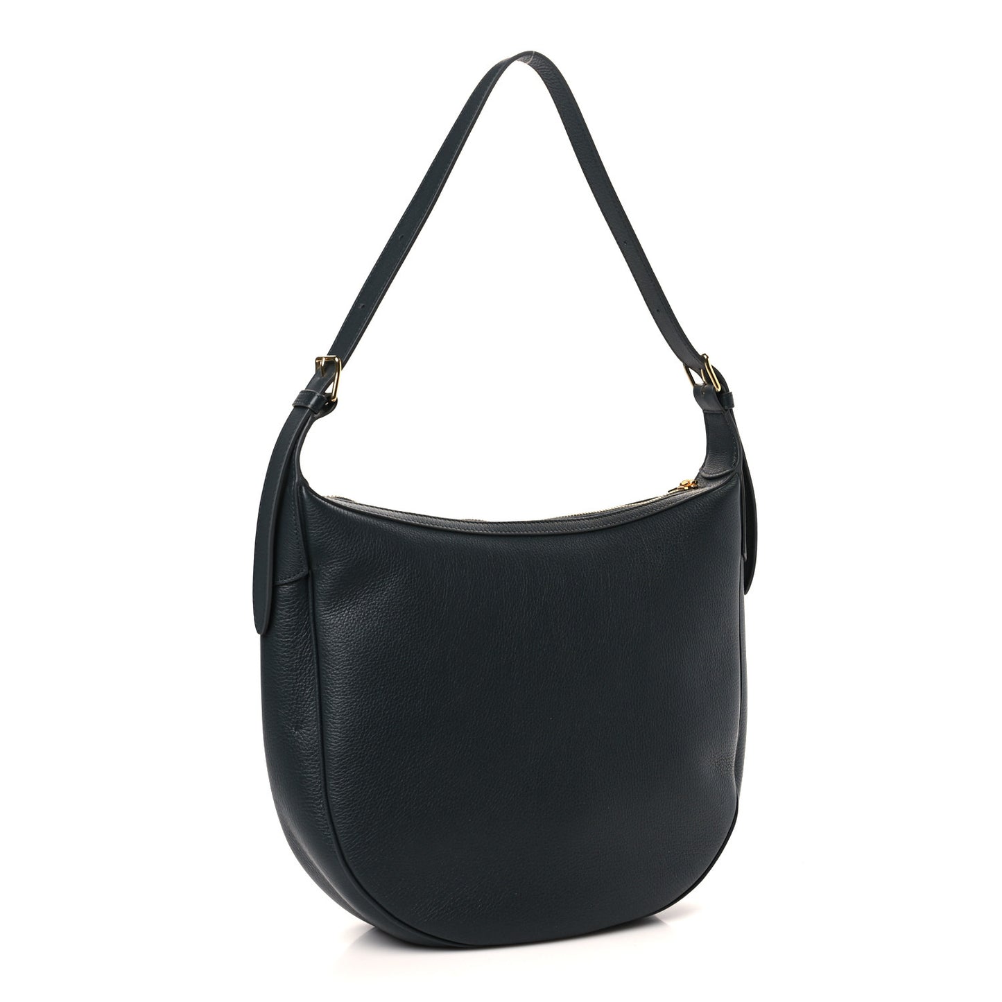 Calfskin Triomphe Heloise Shoulder Bag Slate Grey