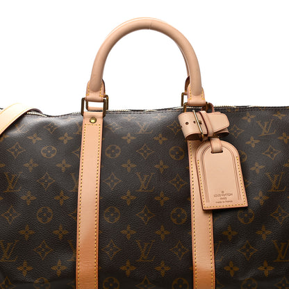 Louis Vuitton Monogram Keepall Bandouliere 55 10 of 13