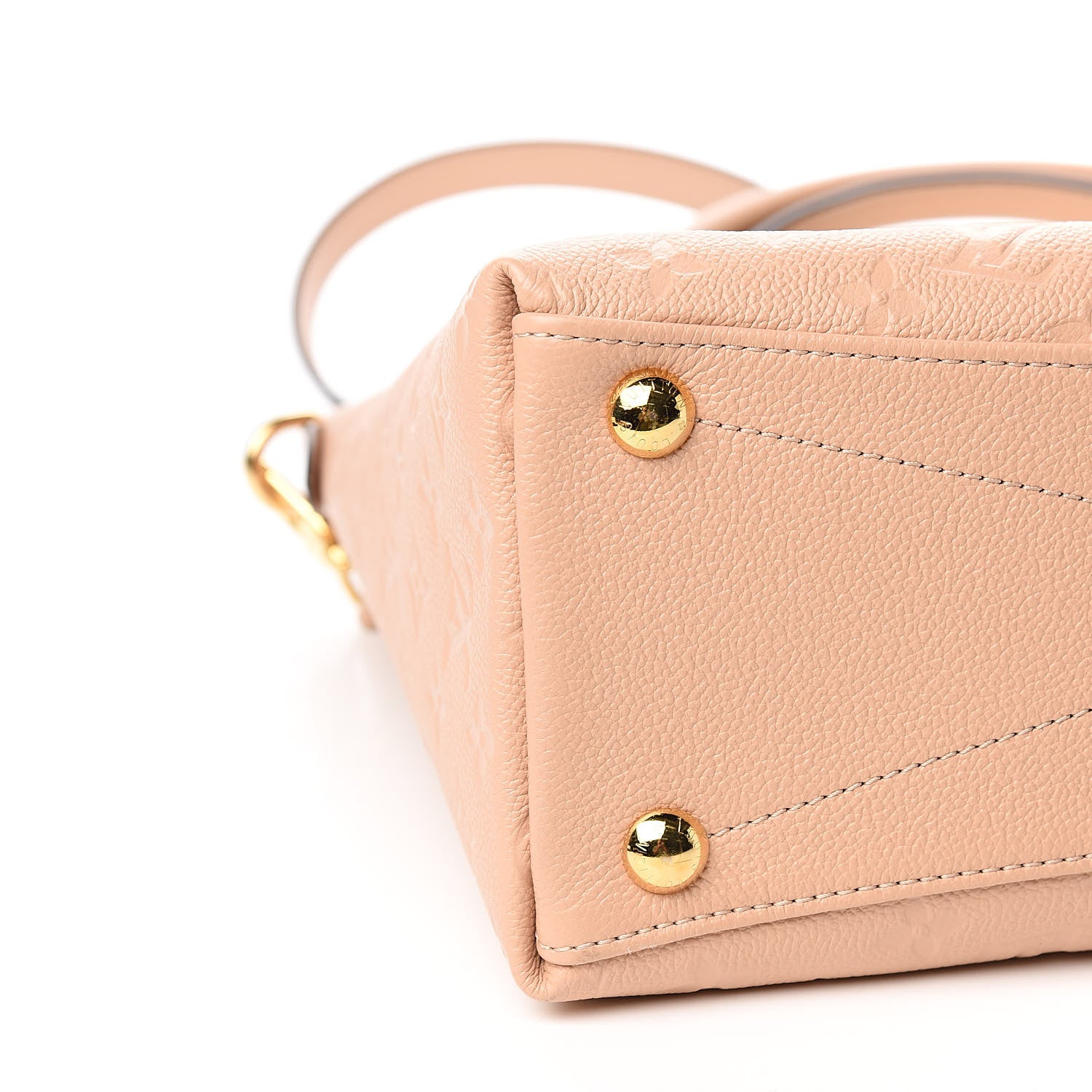 Louis Vuitton Empreinte V Tote MM Beige Rose Creme 9 of 11