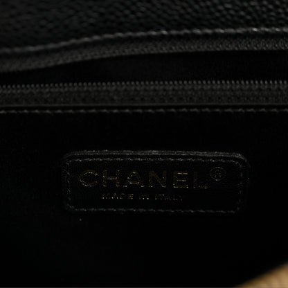 Chanel Caviar Quilted Grand Shopping Tote GST Black 6 of 15