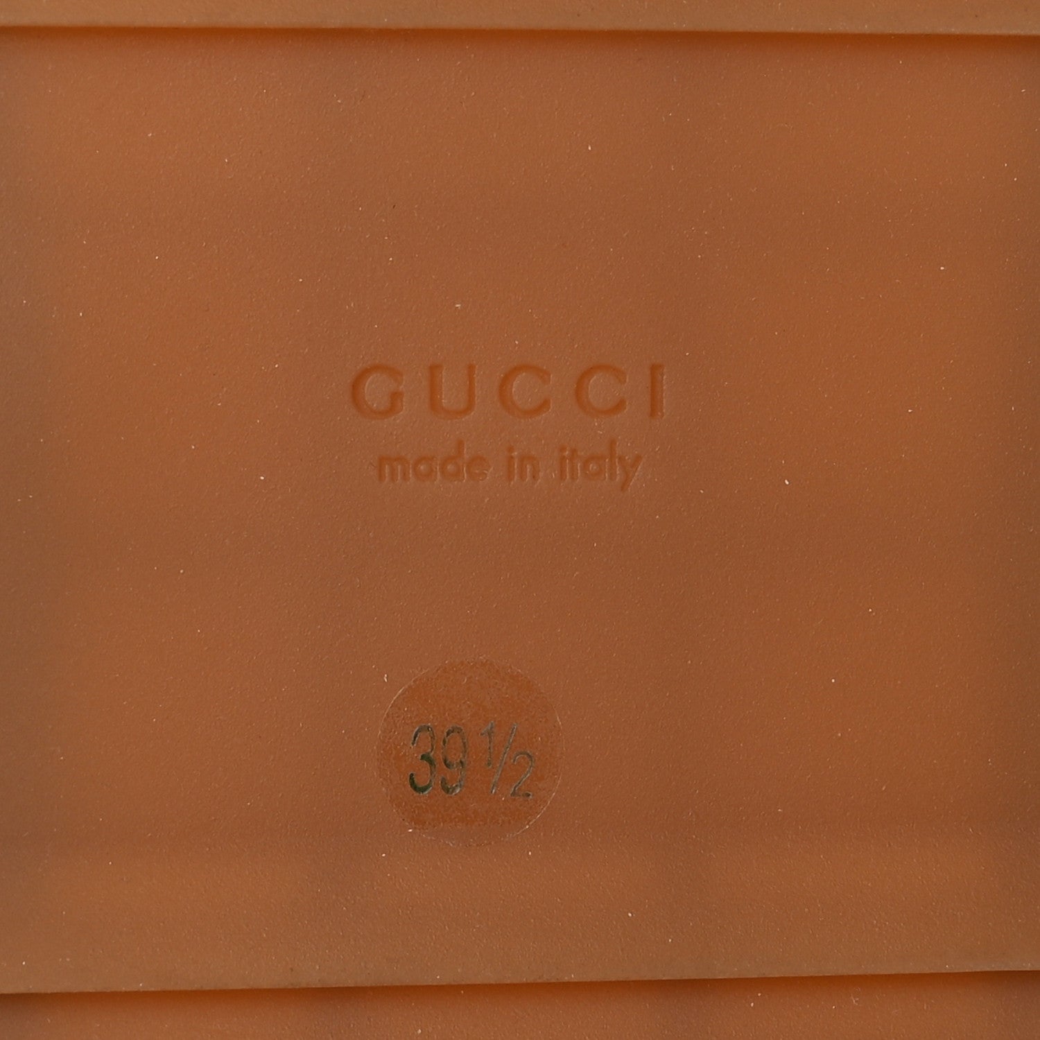 Gucci Monogram Maxi GG Angelina Platform 55mm Slide Sandals 39.5 Camel Ebony 8 of 8