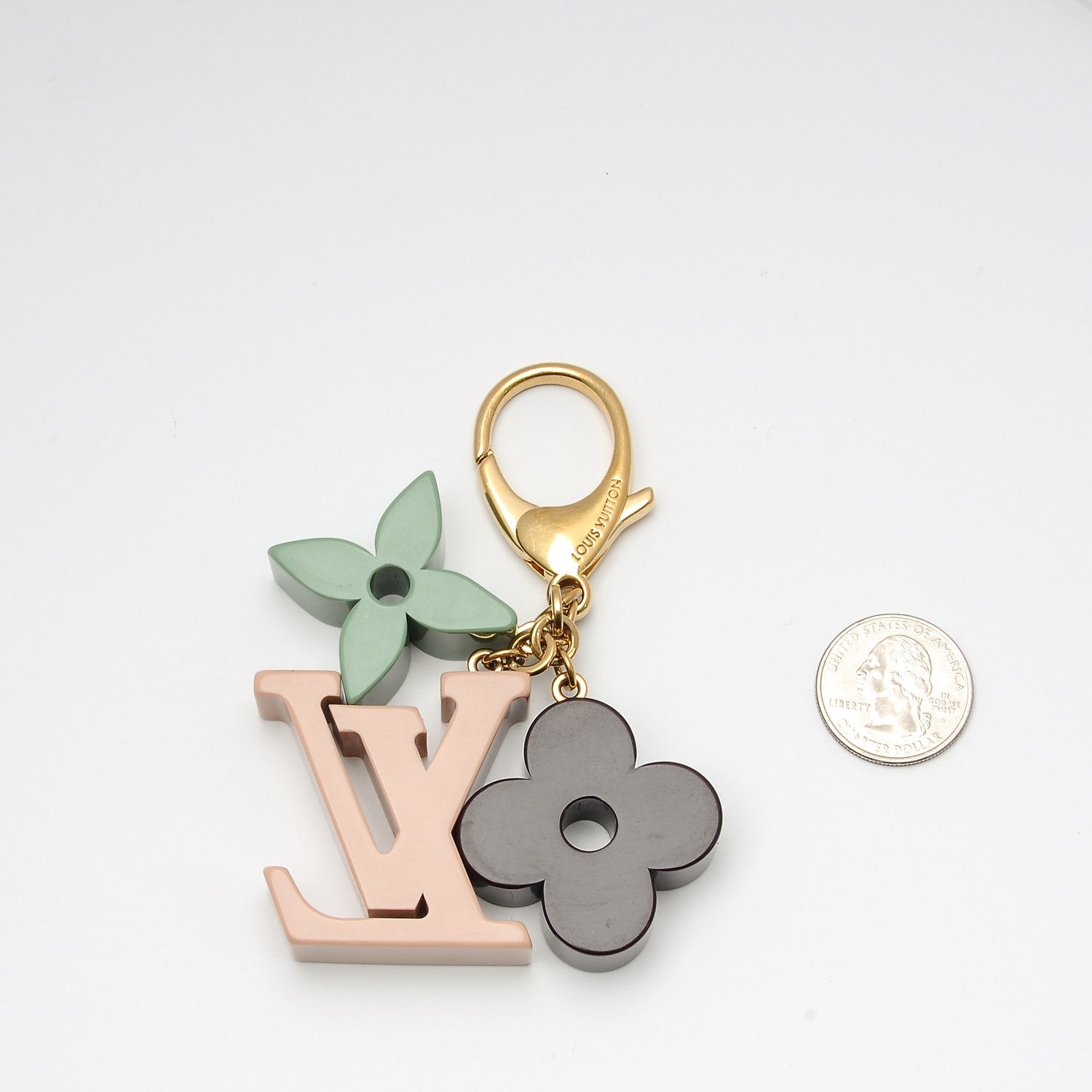 Louis Vuitton Resin Playtime Bag Charm Rose 2 of 4