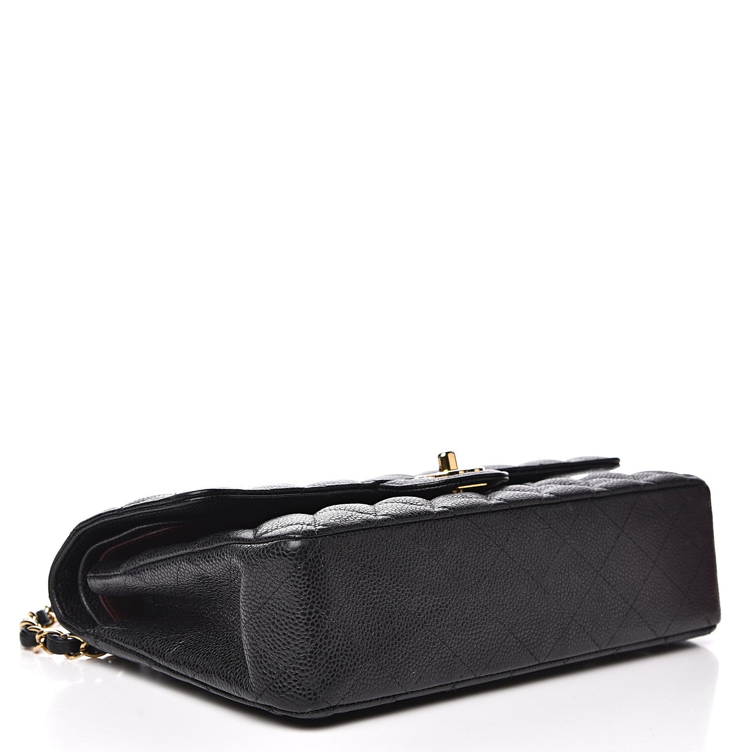 Chanel Caviar Quilted Medium Double Flap Black 3 of 14