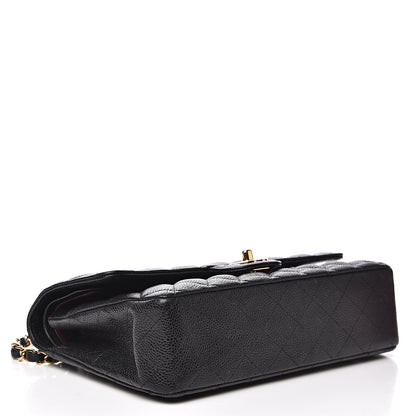 Chanel Caviar Quilted Medium Double Flap Black 3 of 14