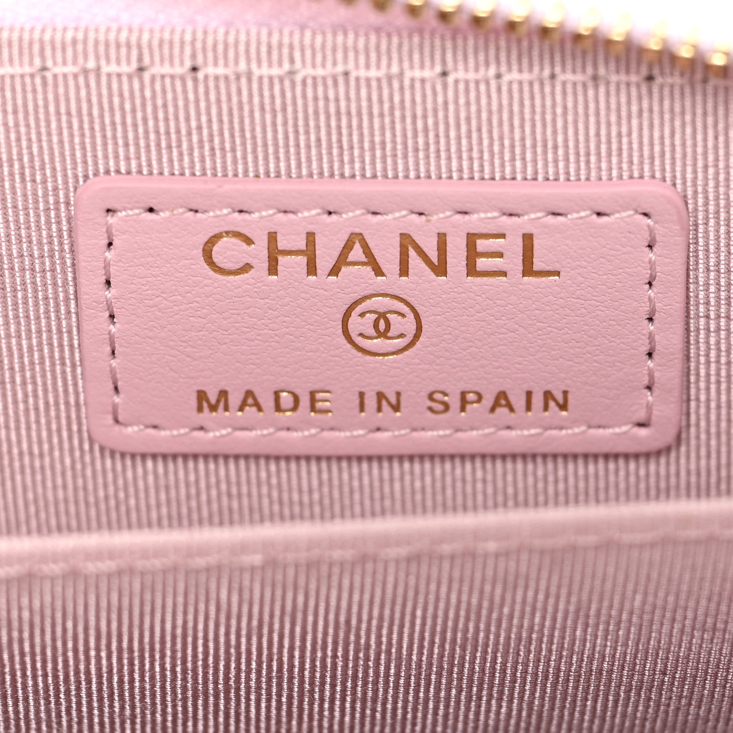 Chanel Caviar Quilted Zip Coin Purse Light Pink 6 of 8