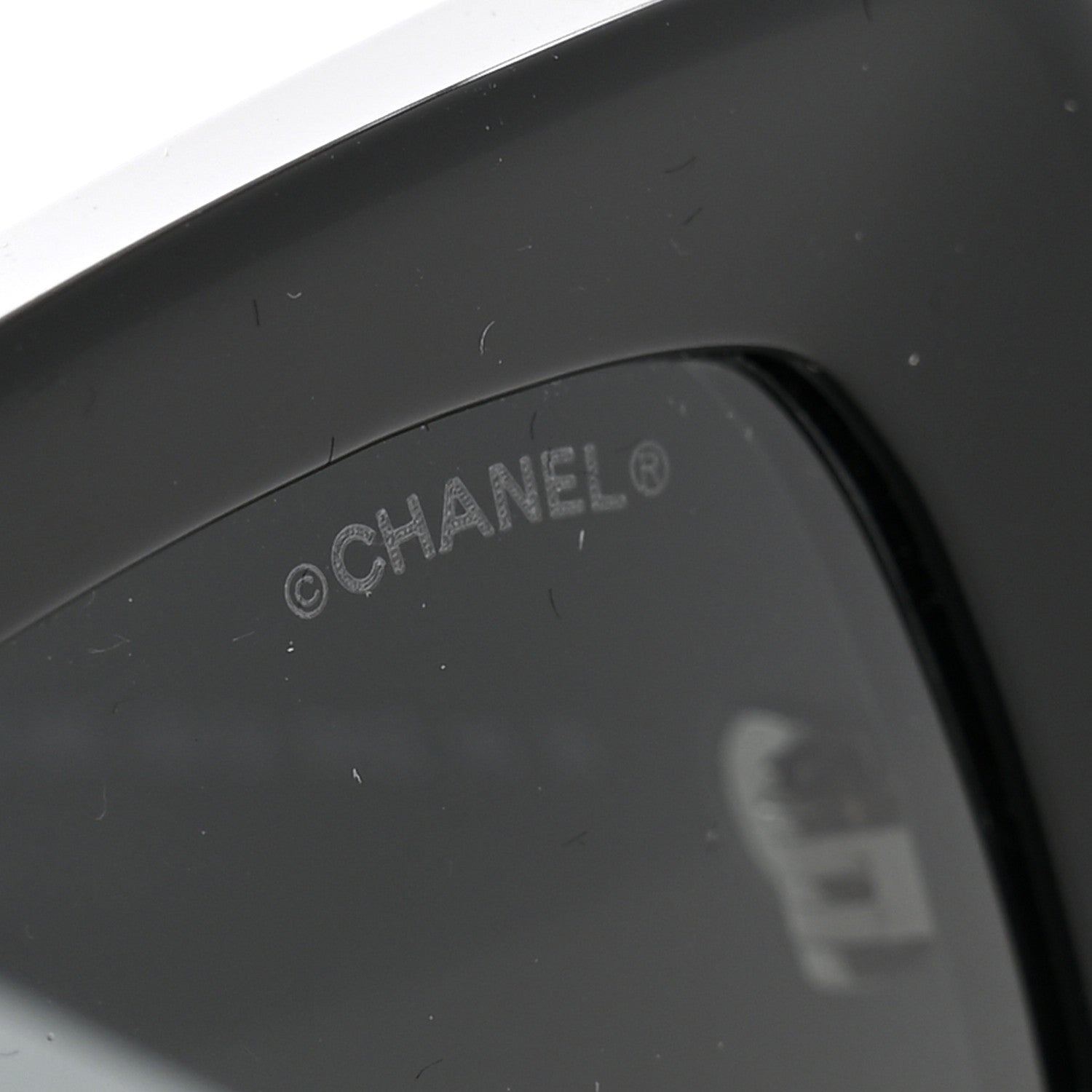Chanel Acetate Rectangle Sunglasses 5435 Black 7 of 8