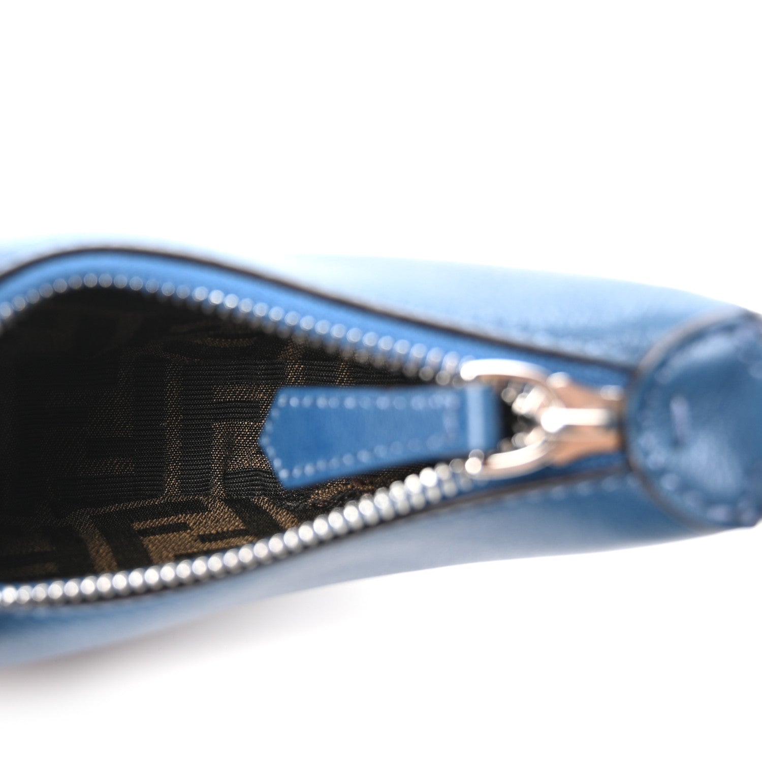 Fendi Vitello Grace Matte Nano Fendigraphy Hobo Charm Mirto 5 of 10