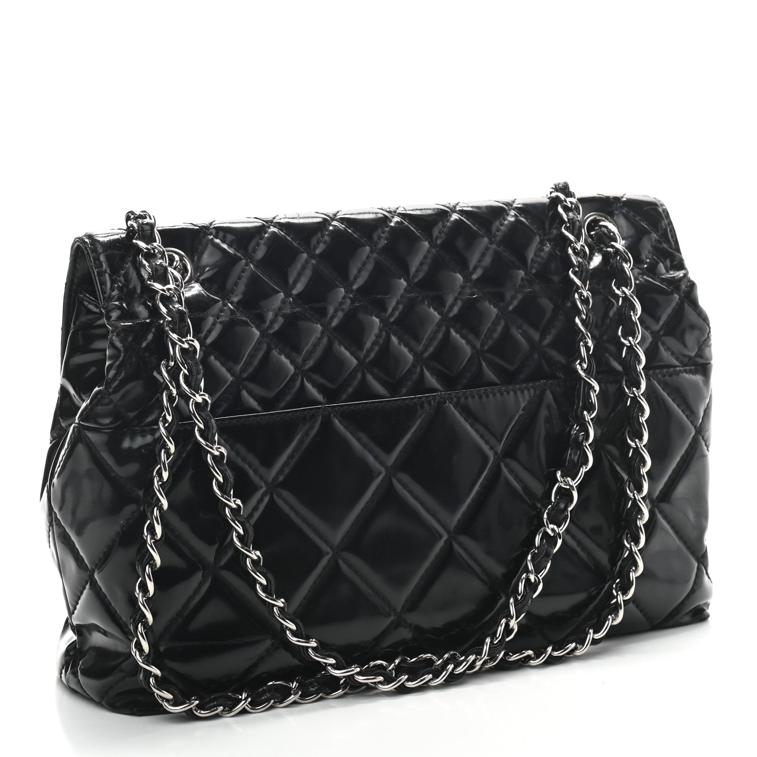 Chanel Vinyl Quilted In the Business Flap Bag Black 3 of 10