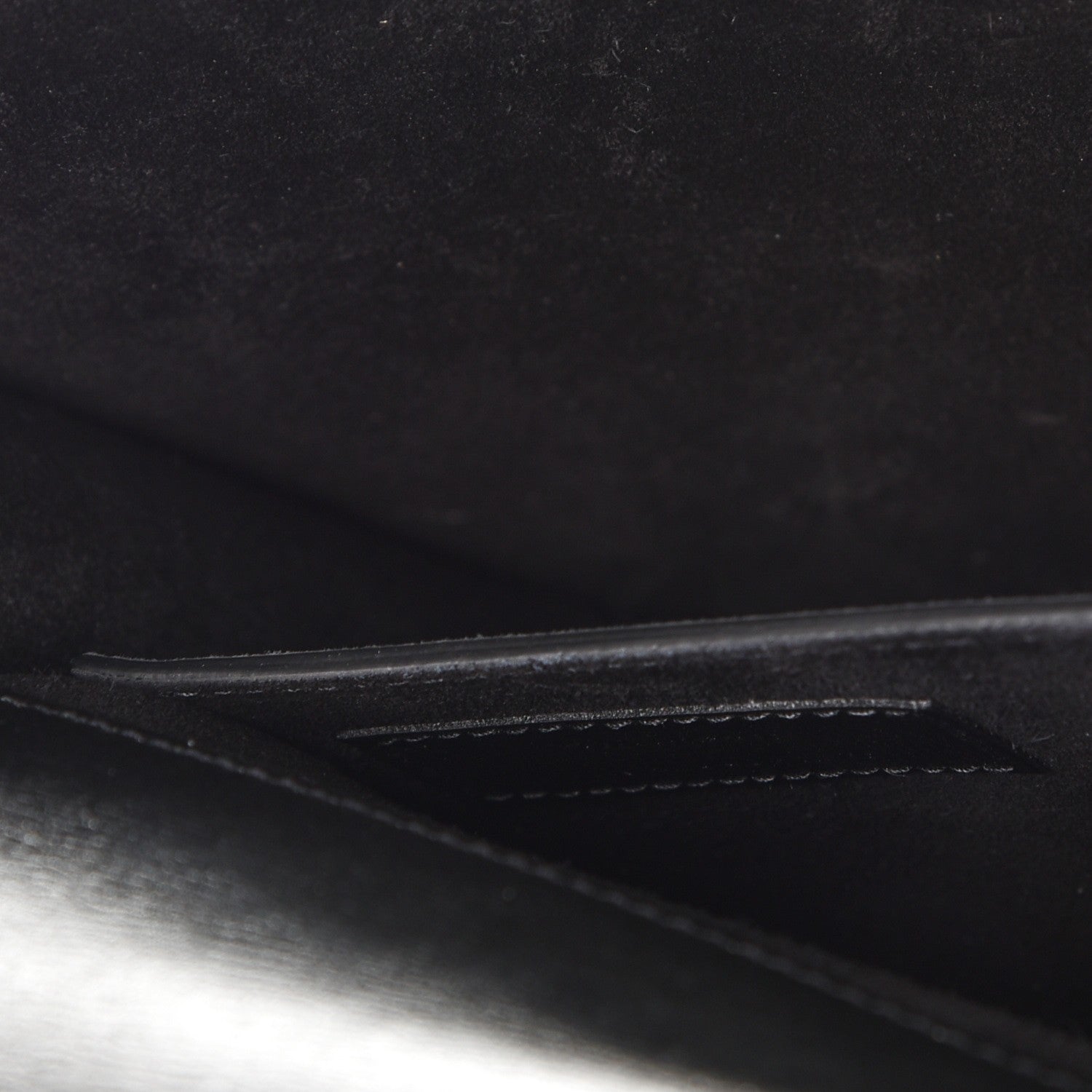 Saint Laurent Calfskin Large Monogram Sunset Black 7 of 7