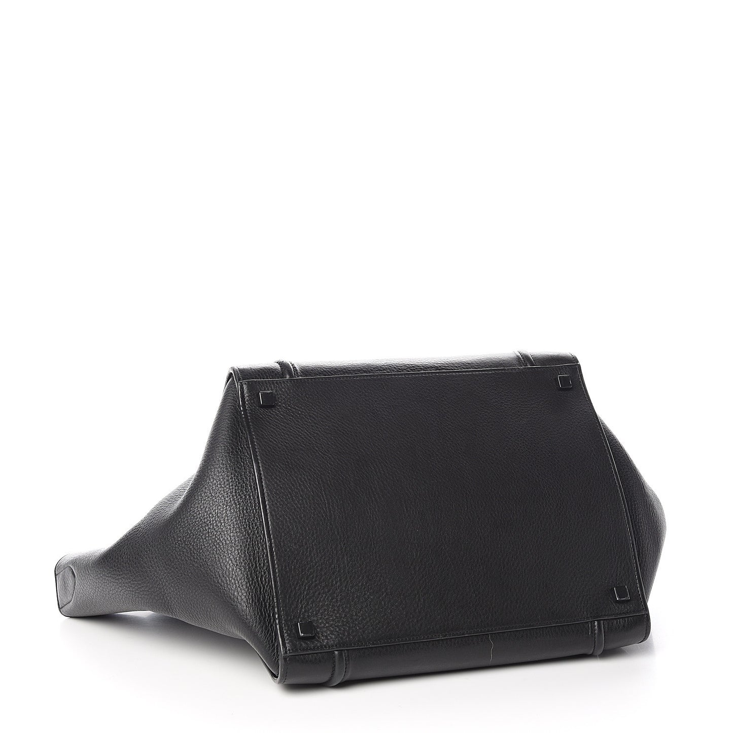 Supple Calfskin Medium Phantom Luggage Black