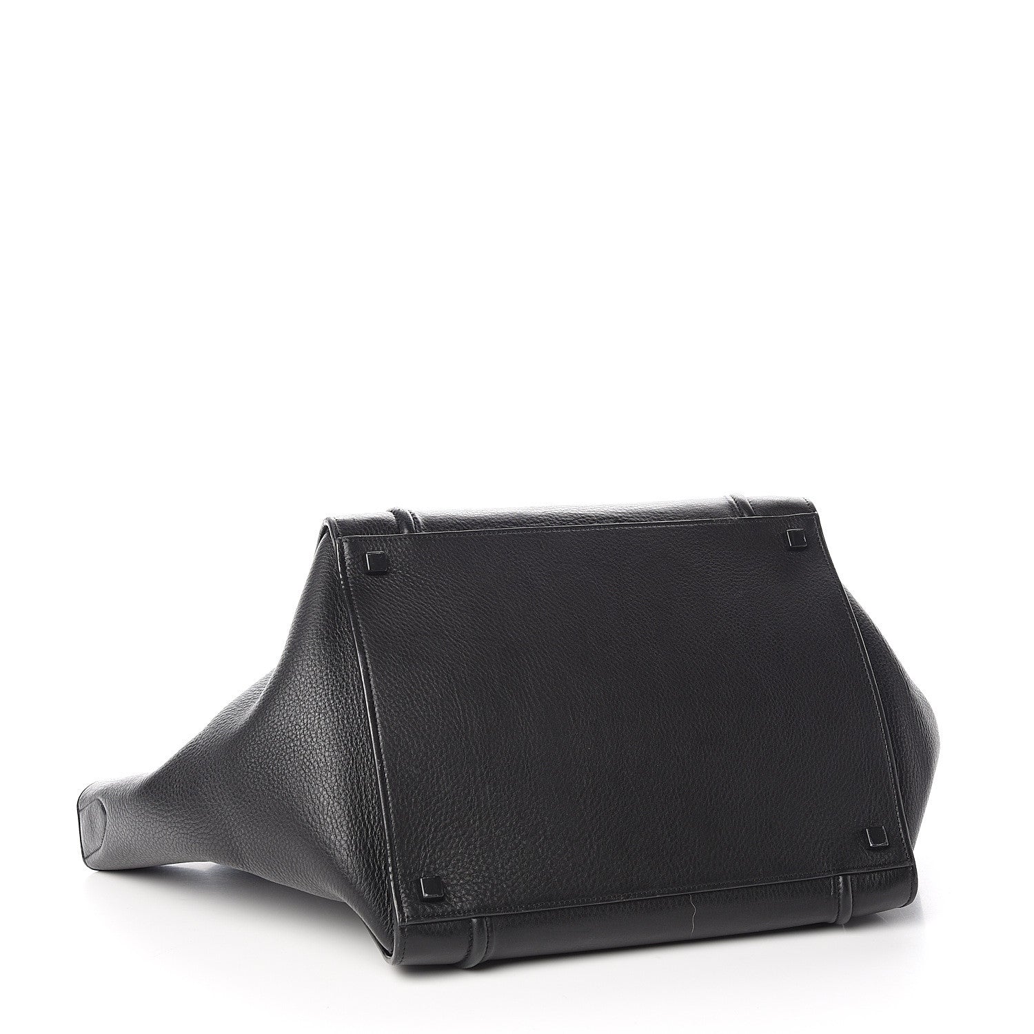 Celine Supple Calfskin Medium Phantom Luggage Black 3 of 11