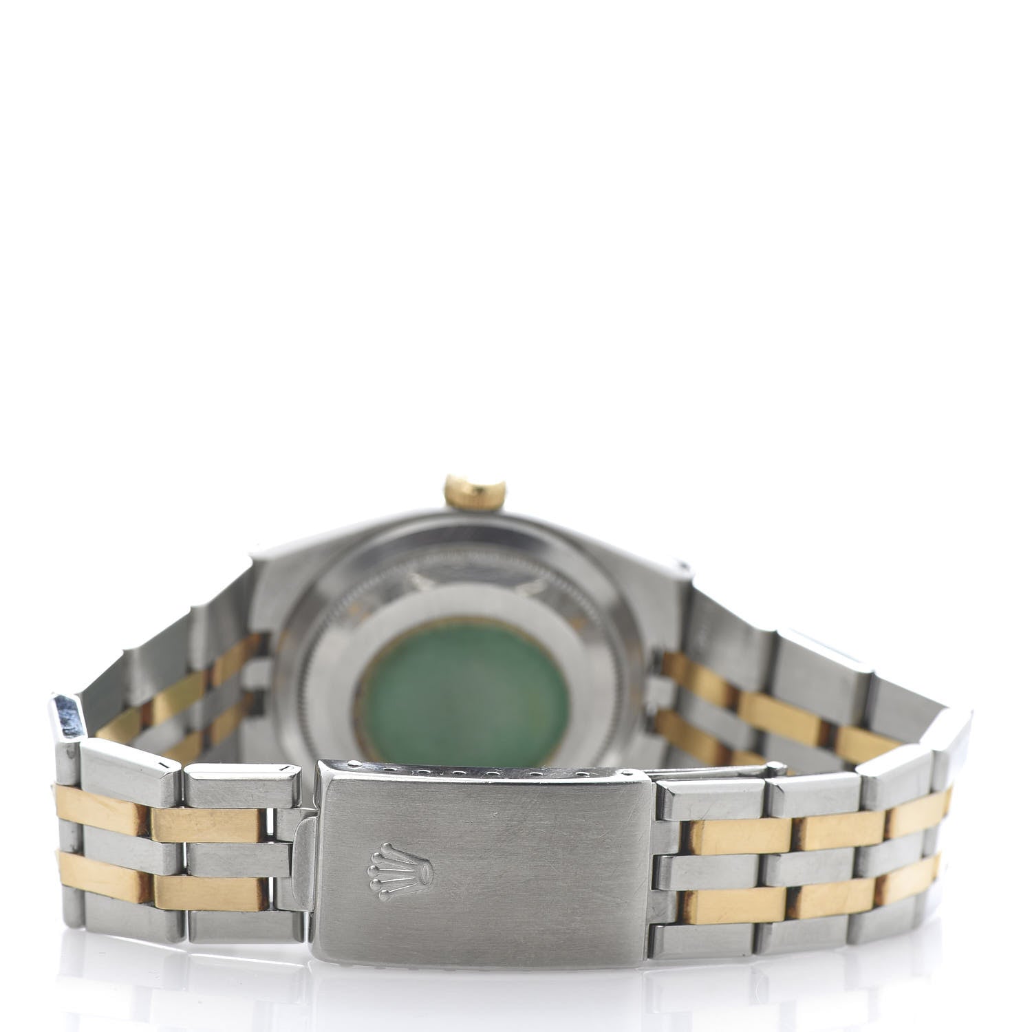 Rolex Stainless Steel 18K Yellow Gold 36mm Oysterquartz Datejust Watch Champagne 17013 4 of 5
