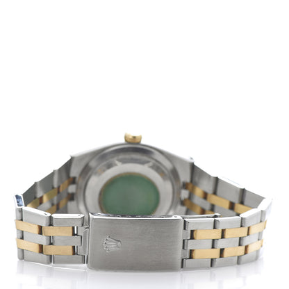 Rolex Stainless Steel 18K Yellow Gold 36mm Oysterquartz Datejust Watch Champagne 17013 4 of 5